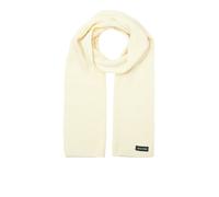 Strickschal JACK & JONES "JACDNA KNIT SCARF NOOS", Damen, weiß (antique weiß), Strick, Kunstfaser, unifarben, modisch, Modetücher (78173846-0) antique weiß