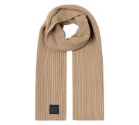 Strickschal JOOP JEANS "Lucifo", Herren, beige (open braun), Strick, Viskosemischung, unifarben, Modetücher, passt zur Mütze Lucifo (24925238-0) open braun