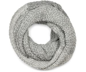 Strickschal STYLEBREAKER "2-Farbiges Ombré Strick Loop", Damen, grau (hellgrau, grau), Obermaterial: 85% Polyacryl PAN. 15% Polyamid PA., Modisch, Modetücher (75724361-0) hellgrau, grau