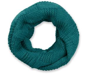 Strickschal STYLEBREAKER "Feinstrick Loop mit Patentmuster", Damen, blau (petrol), Obermaterial: 100% Viskose CV., Modisch, Modetücher (25739816-0) petrol