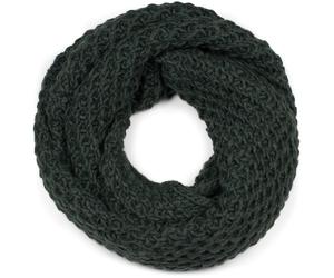 Strickschal STYLEBREAKER "Grobstrick Loop Schal", Damen, grün (dunkelgrün), Obermaterial: 10% Viskose CV. 80% Polyacryl PAN. 10% Wolle WO., Modisch, Modetücher (19227130-0) dunkelgrün