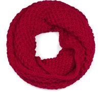 Strickschal STYLEBREAKER "Grobstrick Loop Schal", Damen, rot, Obermaterial: 10% Viskose CV. 80% Polyacryl PAN. 10% Wolle WO., Modisch, Modetücher (29364510-0) rot