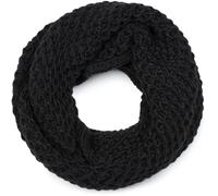 Strickschal STYLEBREAKER "Grobstrick Loop Schal", Damen, schwarz, Obermaterial: 10% Viskose CV. 80% Polyacryl PAN. 10% Wolle WO., Modisch, Modetücher (82552353-0) schwarz