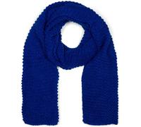 Strickschal STYLEBREAKER "Langer Strick Schal mit Wellen Strickmuster", Damen, blau, Obermaterial: 100% Polyacryl PAN., Modisch, Modetücher (88642541-0) blau