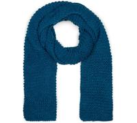 Strickschal STYLEBREAKER "Langer Strick Schal mit Wellen Strickmuster", Damen, blau (petrol), Obermaterial: 100% Polyacryl PAN., Modisch, Modetücher (20437561-0) petrol