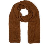 Strickschal STYLEBREAKER "Langer Strick Schal mit Wellen Strickmuster", Damen, braun (cognac), Obermaterial: 100% Polyacryl PAN., Modisch, Modetücher (32893632-0) cognac