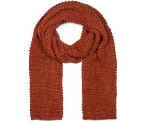 Strickschal STYLEBREAKER "Langer Strick Schal mit Wellen Strickmuster", Damen, braun (rehbraun), Obermaterial: 100% Polyacryl PAN., Modisch, Modetücher (68204212-0) rehbraun