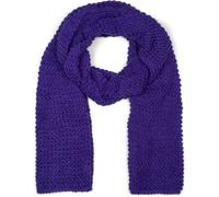 Strickschal STYLEBREAKER "Langer Strick Schal mit Wellen Strickmuster", Damen, lila (violett), Obermaterial: 100% Polyacryl PAN., Modisch, Modetücher (12911363-0) violett