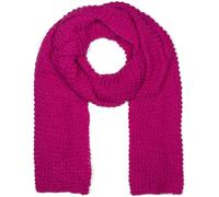 Strickschal STYLEBREAKER "Langer Strick Schal mit Wellen Strickmuster", Damen, pink (magenta), Obermaterial: 100% Polyacryl PAN., Modisch, Modetücher (50527723-0) magenta