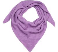 Strickschal STYLEBREAKER "Strick Dreiecktuch Reiskorn Strickmuster", Damen, lila (flieder), Obermaterial: 70% Viskose CV. 30% Wolle WO., Modisch, Modetücher (14102954-0) flieder