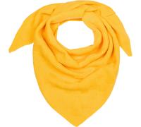 Strickschal STYLEBREAKER "Strick Dreiecktuch Schachbrett Strickmuster", Damen, gelb (curry), Obermaterial: 80% Viskose CV. 20% Wolle WO., Modisch, Modetücher (46010038-0) curry