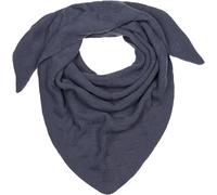 Strickschal STYLEBREAKER "Strick Dreiecktuch Schachbrett Strickmuster", Damen, grau (dunkelgrau), Obermaterial: 80% Viskose CV. 20% Wolle WO., Modisch, Modetücher (27503462-0) dunkelgrau