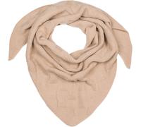 Strickschal STYLEBREAKER "Strick Dreiecktuch Schachbrett Strickmuster", Damen, grau (taupe), Obermaterial: 80% Viskose CV. 20% Wolle WO., Modisch, Modetücher (99009358-0) taupe