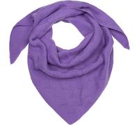 Strickschal STYLEBREAKER "Strick Dreiecktuch Schachbrett Strickmuster", Damen, lila (lavendel), Obermaterial: 80% Viskose CV. 20% Wolle WO., Modisch, Modetücher (51696522-0) lavendel