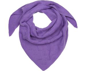 Strickschal STYLEBREAKER "Strick Dreiecktuch Schachbrett Strickmuster", Damen, lila (lavendel), Obermaterial: 80% Viskose CV. 20% Wolle WO., Modisch, Modetücher (51696522-0) lavendel