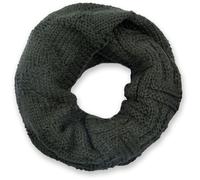 Strickschal STYLEBREAKER "Strick Loop mit Gitter und Rippenmuster", Damen, grün (oliv, grün), Obermaterial: 100% Viskose CV., Modisch, Modetücher (89381213-0) oliv, grün