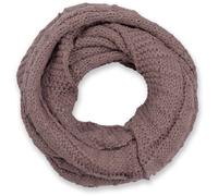 Strickschal STYLEBREAKER "Strick Loop mit Karomuster", Damen, rosa (mauve), Obermaterial: 100% Viskose CV., Modisch, Modetücher (88526819-0) mauve