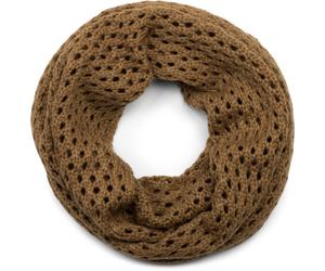Strickschal STYLEBREAKER "Strick Loop Schal mit Loch Muster", Damen, braun (cognac), Obermaterial: 100% Viskose CV., Modisch, Modetücher (21797329-0) cognac
