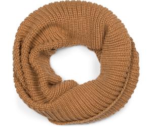 Strickschal STYLEBREAKER "Unifarbener Feinstrick Loop", Damen, braun (hellbraun), Obermaterial: 100% Polyacryl PAN., Modisch, Modetücher (93877700-0) hellbraun