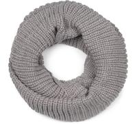 Strickschal STYLEBREAKER "Unifarbener Feinstrick Loop", Damen, grau (hellgrau), Obermaterial: 100% Polyacryl PAN., Modisch, Modetücher (30455713-0) hellgrau