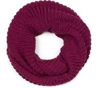 Strickschal STYLEBREAKER "Unifarbener Feinstrick Loop", Damen, rot (bordeaux, violett), Obermaterial: 100% Polyacryl PAN., Modisch, Modetücher (91277325-0) bordeaux, violett