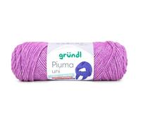 Strickset Luna Scarf, kleiner Schal aus Gründl Piuma uni oder color, in 20 Uni Farben oder 12 color Farben erhältlich,Anleitung, Material: 61 % Baumwolle / 39 % Polyacryl, 1 Knäuel = 1 Schal