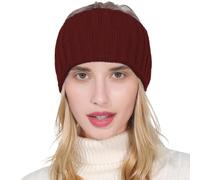 Strickstirnband für Damen, Winter-Stirnband für Damen - gestricktes Häkel-Stirnband für Winter | Bequeme Winter-Stirnbänder für Frauen, dickes und warmes Strick-Stirnband für kaltes Wetter, Skifahren