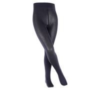 Strickstrumpfhose FALKE "Cotton Touch", Mädchen, Gr. 110/116, blau (schwarz navy), Obermaterial: 56% Baumwolle, 36% Polyamid, 8% Elasthan, unifarben, elastisch, Strumpfhosen, in eleganter Optik, atmun