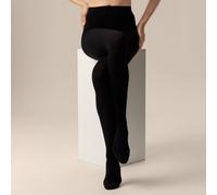 Strickstrumpfhose KUNERT "Strumpfhose Warm Up", Damen, Gr. 42-44, schwarz (schwarz 0070), Obermaterial: 64% Schurwolle WV. 23% Baumwolle CO. 9% Polyamid PA. 2% Polyacryl PAN. 2% Elasthan EL., Strumpfh