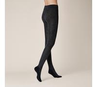 Strickstrumpfhose KUNERT "WARM UP", Damen, Gr. M, grau (anthrazitmel), Obermaterial: 64% Schurwolle, 23% Baumwolle, 9% Polyamid, 2% Elasthan, 2% Polyacryl, Strumpfhosen, Wärmende Strickstrumpfhose (99