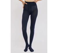 Strickstrumpfhose LASCANA, Damen, Gr. L, blau (2x dunkel jeans), Obermaterial: 69% Modal, 29% Polyamid, 2% Elasthan, elastisch, Strumpfhosen, gerippt, mit weichem Modal (53023805-L) 2x dunkel jeans