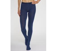 Strickstrumpfhose LAVANA, Damen, Gr. 40/42, blau (jeans meliert), Obermaterial: 70% Baumwolle, 28% Polyamid, 2% Elasthan, elastisch, Strumpfhosen, Thermosan, fein gestrickt und wärmend (79945209-40) j