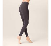 Strickstrumpfleggings KUNERT "Leggings Sensual Cotton", Damen, Gr. 40-42, grau (antracite 8140), Obermaterial: 64% Baumwolle CO. 31% Polyamid PA. 5% Elasthan EL., Strumpfhosen (42171163-40) antracite