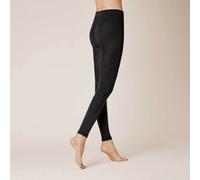 Kunert Damen Leggings Soft Wool Cotton 8210 – ohne Gummifäden – Brown-mel. 44-46 (XL)