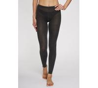 Strickstrumpfleggings LAVANA, Damen, Gr. 48/50, grau (anthrazit meliert), Obermaterial: 70% Baumwolle, 28% Polyamid, 2% Elasthan, meliert, Strumpfhosen Strickleggings, Thermosan, fein gestrickt, weich