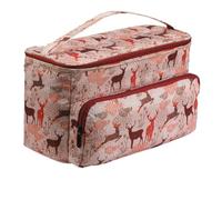Stricktasche und Strick-Organizer Garn Wolle Häkelnadel Nadeln Zubehör Aufbewahrungstasche mit Löchern (D)