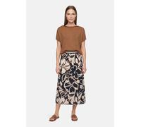 Stricktop BETTY BARCLAY "Damen mit Wasserfallausschnitt", Damen, Gr. 36, classic nougat, Strick, Obermaterial: 50% Baumwolle, 50% Polyacryl, lässig geschnitten normal, Tops Stricktop (55387754-36) cla