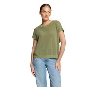 Stricktop BETTY BARCLAY "Betty Barclay Lochstrick-Pullover ohne Arm", Damen, Gr. 44, grün (oil grün), Strick, Obermaterial: 50% Baumwolle, 50% Polyacryl., casual, lässig geschnitten normal, Rundhals,