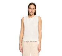 Stricktop BETTY BARCLAY "Damen ohne Arm", Damen, Gr. 46, rohweiß, Strick, Obermaterial: 90% Polyacryl, 5% Polyester, 5% Polyester, gerade normal, Rundhals, Tops Stricktop (26004344-46) rohweiß