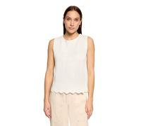 Betty Barclay Stricktop Relaxed Fit ohne Arm Rundhals rohweiß Gr. 48 – 90% Polyacryl