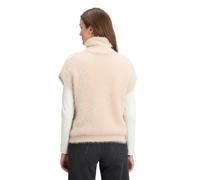 Stricktop BETTY & CO "Damen mit Kragen", Damen, Gr. 42, grau, Strick, Obermaterial: 90% Polyamid, 10% Polyester, lässig geschnitten normal, Rundhals, Tops Stricktop (30393709-42) grau