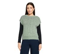Stricktop BETTY & CO "Damen mit Rundhalsausschnitt", Damen, Gr. 46, mintgrün, Strick, Obermaterial: 76% Baumwolle, 24% Polyester, lässig geschnitten normal, Rundhals, Tops Stricktop (49286231-46) mint