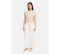Stricktop BETTY & CO "Damen mit Struktur", Damen, Gr. 40, beige (grau), Strick, Obermaterial: 50% Baumwolle, 50% Polyacryl, ausgestellt normal, U-Boot-Ausschnitt, Tops Stricktop (78409142-40) grau