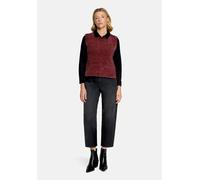 Stricktop BETTY & CO "Damen ohne Arm", Damen, Gr. 36, rot (fall burgundy), Strick, Obermaterial: 100% Polyester, lässig geschnitten normal, Rundhals, Tops Stricktop (76594467-36) fall burgundy