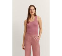 Stricktop BUGATTI, Damen, Gr. S, 730, rose, 97% Viskose, 3% Elasthan, normal, ohne Ärmel, Tops (26430802-S) 730, rose