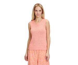 Stricktop CARTOON "Damen mit Rundhalsausschnitt", Damen, Gr. 38, light peach, Obermaterial: 65% Polyacryl, 35% Polyamid, lässig geschnitten normal, Rundhals, Tops Stricktop, Rippbündchen (32810955-38)