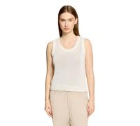 Stricktop CARTOON "Damen mit Rundhalsausschnitt", Damen, Gr. 44, rohweiß, Obermaterial: 62% Polyacryl, 26% Lyocell, 12% Leinen, normal normal, Rundhals, Tops Stricktop (49321715-44) rohweiß