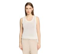 Stricktop CARTOON "Damen mit Rundhalsausschnitt", Damen, Gr. 46, rohweiß, Obermaterial: 62% Polyacryl, 26% Lyocell, 12% Leinen, normal normal, Rundhals, Tops Stricktop (49321715-46) rohweiß