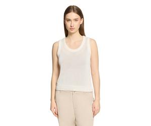 Stricktop CARTOON "Damen mit Rundhalsausschnitt", Damen, Gr. 46, rohweiß, Obermaterial: 62% Polyacryl, 26% Lyocell, 12% Leinen, normal normal, Rundhals, Tops Stricktop (49321715-46) rohweiß