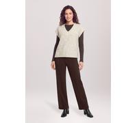 Stricktop CARTOON "Damen mit V-Ausschnitt", Damen, Gr. 36, light beige melange, Obermaterial: 50% Polyester, 20% Polyacryl, 18% Polyamid, 10% Wolle, 2% Elasthan, oversize normal, V-Ausschnitt, Tops St